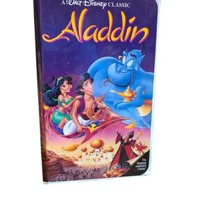 Disney Aladdin Black Diamond VHS 1993 Classic Edition